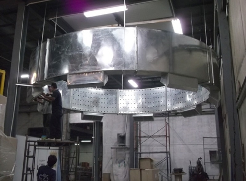 ติดตั้งปล่องควันสเตนเลส